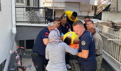 Isparta'da bacağına demir korkuluk saplanan 12 yaşındaki çocuk yaralandı