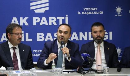 Sanayi ve Teknoloji Bakanı Kacır, AK Parti Yozgat İl Başkanlığı'nda konuştu: