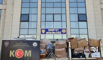 Yalova'da kaçakçılık operasyonunda 3 kişi gözaltına alındı