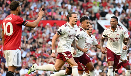Arsenal'den Manchester United'a tek kurşun
