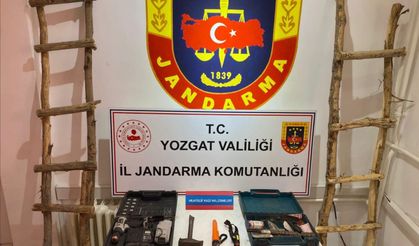 Yozgat'ta izinsiz kazı yapan 4 şüpheli suçüstü yakalandı