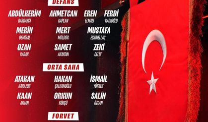 A Milli Futbol Takımı'nın aday kadrosu açıklandı