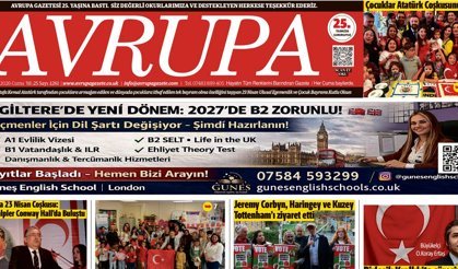 Avrupa Gazete, İngiltere 24 Nisan 2026