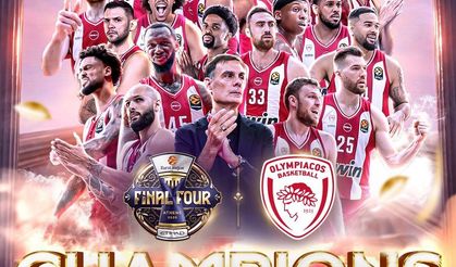 Olympiakos, EuroLeague Final Four finalinde Real Madrid'i yendi şampiyon oldu