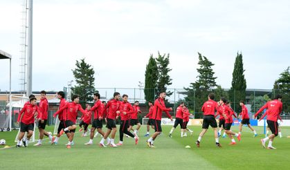 A Milli Futbol Takımı, Fransa maçının hazırlıklarını sürdürdü
