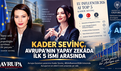 Kader Sevinç, Avrupa’nın Yapay Zekada İlk 5 İsmi Arasında