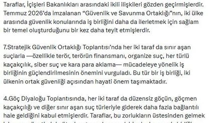 Türkiye ile Birleşik Krallık arasında güvenlik ve göç toplantısı