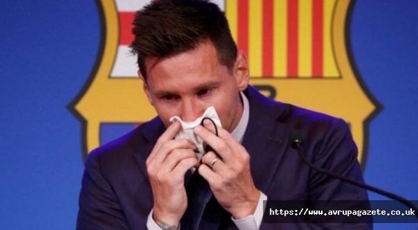 Arjantinli yıldız Lionel Messi'den Barcelona'ya gözyaşlarıyla veda