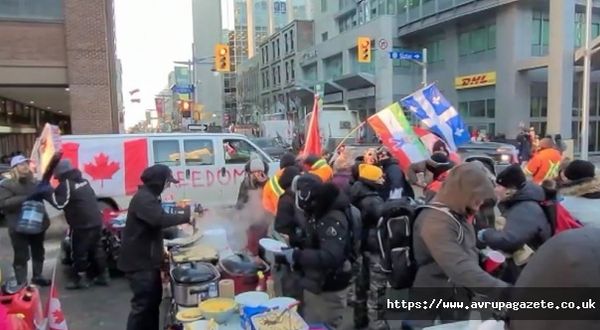 Kanada’da kamyoncuların protestosu ayaklanma olarak tanımlandı! Kanada son dakika