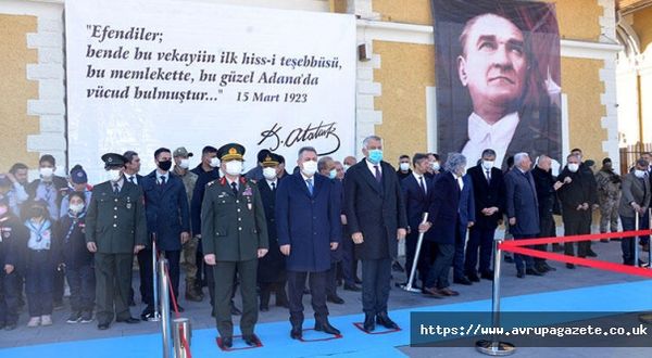 Büyük Önder Mustafa Kemal Atatürk'ün Adana'ya gelişinin 99. yıl dönümü kentte törenlerle kutlandı.