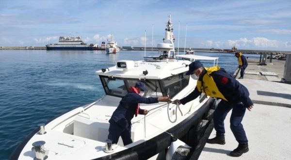 Ares FB 35 sahil güvenlik botundan 3 tane, KKTC Sahil Güvenlik Komutanlığına teslim edildi