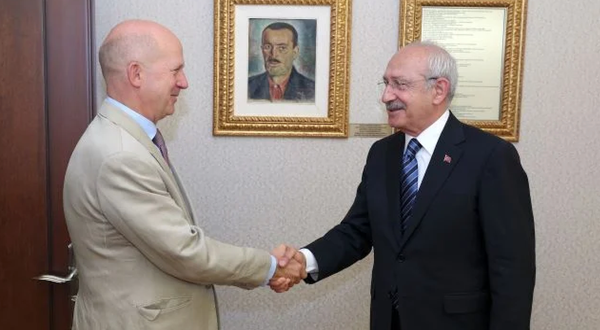 İngiltere Büyükelçisi Chilcott'u Kılıçdaroğlu kabul etti