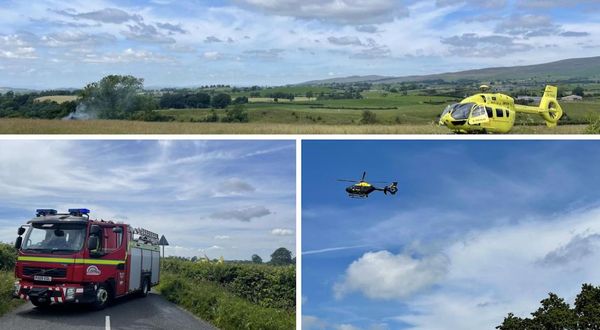 Kuzey Yorkshire'da helikopter kazası