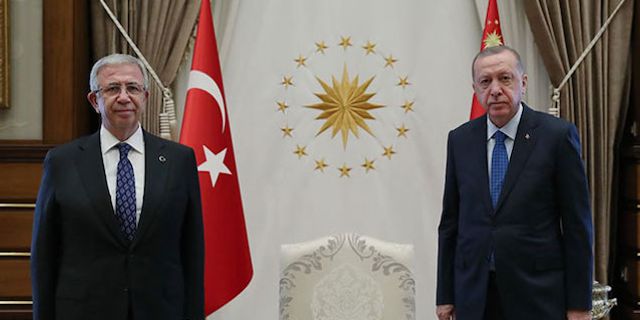 Cumhurbaşkanı Erdoğan, Mansur Yavaş'ı kabul etti