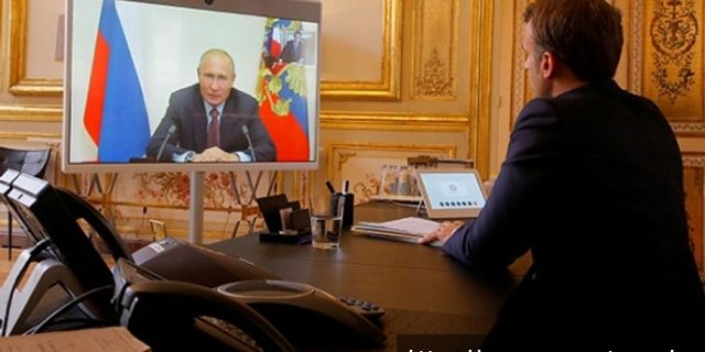 Putin ve Macron Dağlık Karabağ'daki durumu görüştü