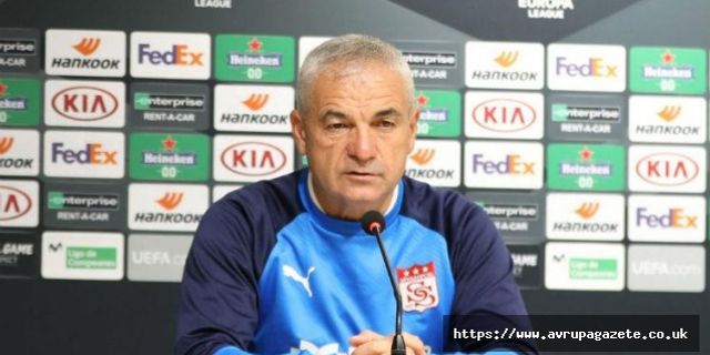 Sivasspor Teknik Direktörü Çalımbay maçın ardından konuştu, Rövanşta bambaşka olacağız