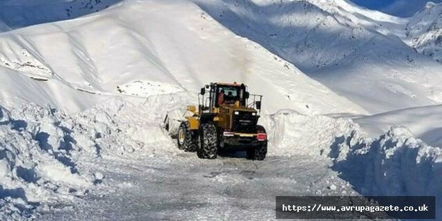 Van'da geçen hafta etkili olan kar nedeniyle kapanan 495 kırsal mahalle yolundan 492'sinin yolu açıldı