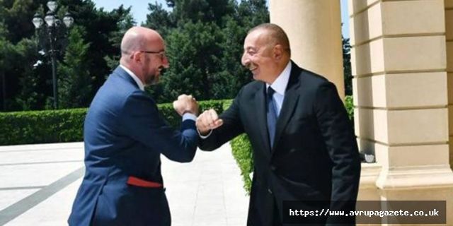 AB Konseyi Başkanı Charles Michel'le Azerbaycan Cumhurbaşkanı Aliyev görüştü