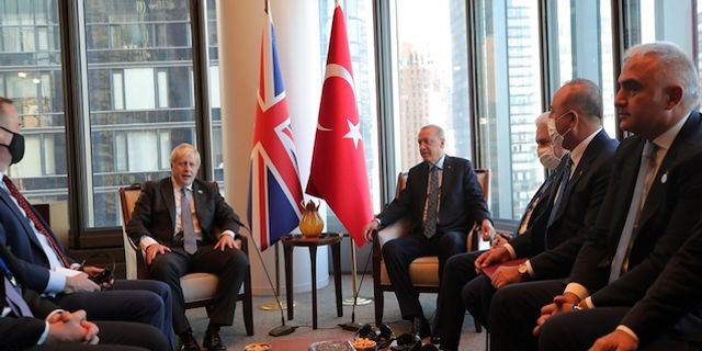 İngiltere Başbakanı Boris Johnson ile Türkiye Cumhurbaşkanı Erdoğan New York'ta görüştü