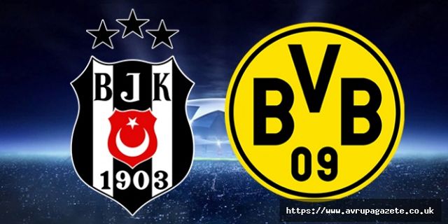 Borussia Dortmund ile Beşiktaş ve UEFA Şampiyonlar Ligi gruplarında son hafta maçlarının listesi saati