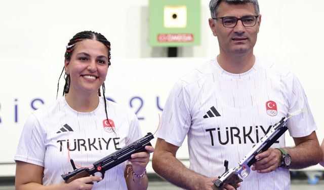 Paris Olimpiyatlarında atıcılıktan gümüş madalya