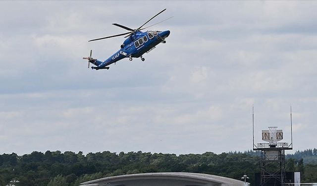 İngiltere semalarında Türk helikopteri GÖKBEY