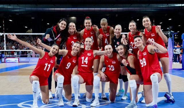 Kadın Voleybol Takımı Paris 2024'te Hollanda'yı yendi