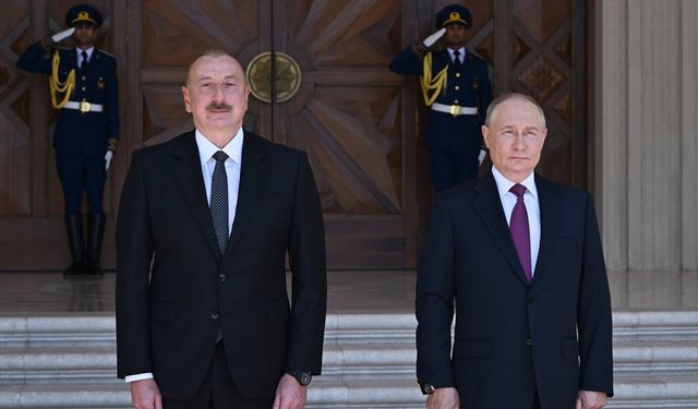 Rusya Devlet Başkanı Vladimir Putin, Bakü'de