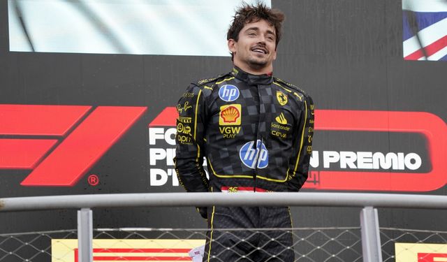 Formula 1'de İtalya Grand Prix'sini Charles Leclerc kazandı