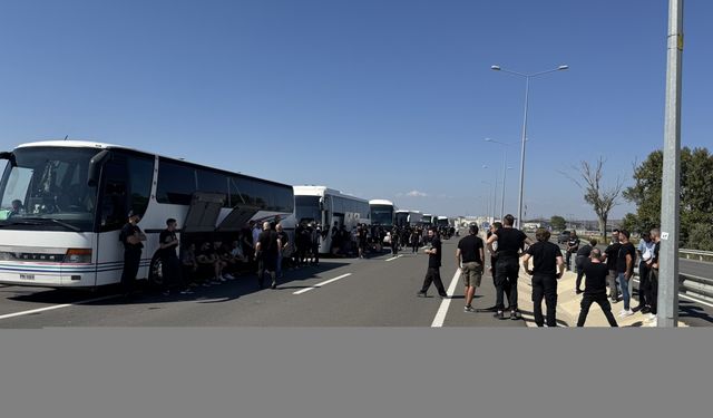 Yunan PAOK taraftarları Galatasaray maçı için Türkiye'de