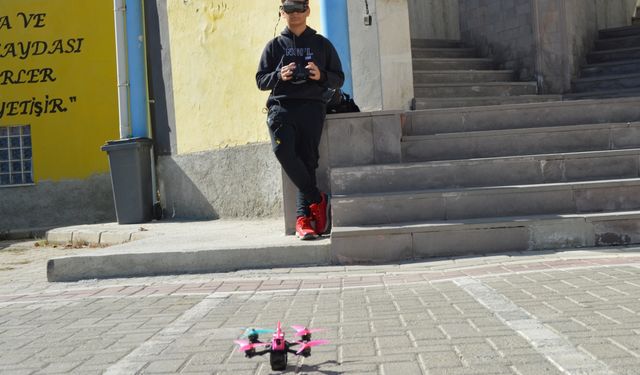 Kütahyalı lise öğrencisinden dron yarışmalarında ulusal ve uluslararası başarı