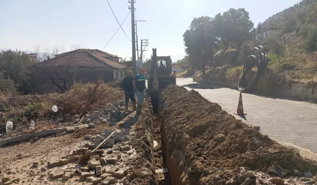 Manisa'da bir bölgeye daha sağlıklı ve kesintisiz içme suyu hattı