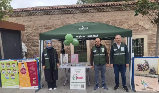 Yeşilay Gebze standına yoğun ilgi