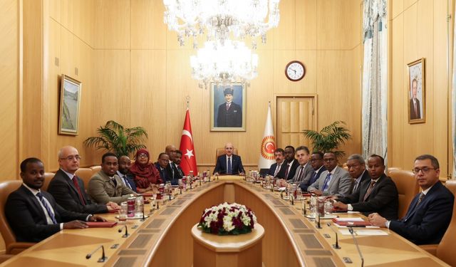 TBMM Başkanı Kurtulmuş, Ukrayna ve Somali'nin parlamentolar arası dostluk gruplarının üyelerini kabul etti