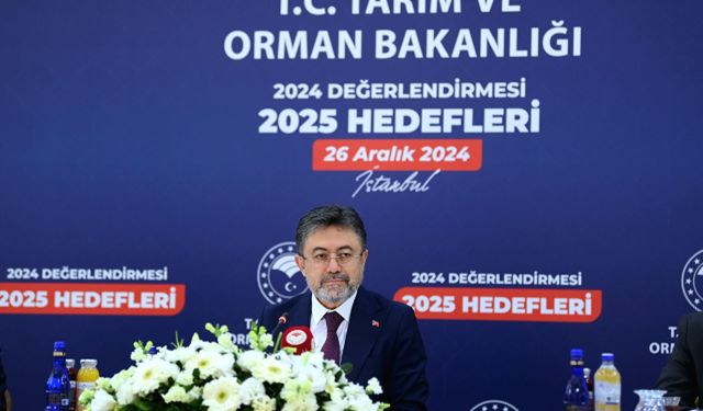 Bakan Yumaklı, "2024 Değerlendirmesi 2025 Hedefleri Toplantısı"nda konuştu (1) :