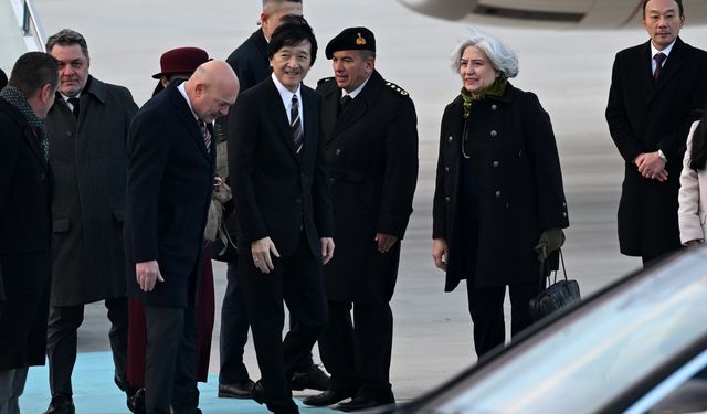 Japonya Veliaht Prensi Fumihito ve Prensesi Kiko Türkiye'ye geldi