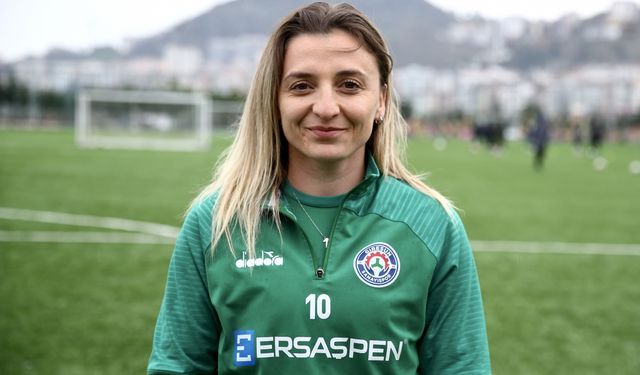 Kadın Futbol Süper Ligi'ne yükselmeyi garantileyen Giresun Sanayispor'da hedef şampiyonluk