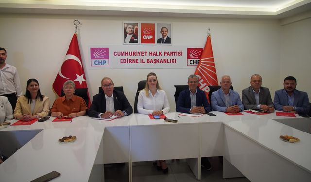 CHP Grup Başkanvekili Günaydın, Edirne'de konuştu: