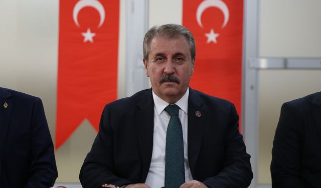 BBP Genel Başkanı Destici, Adıyaman'da gazetecilerle buluştu: