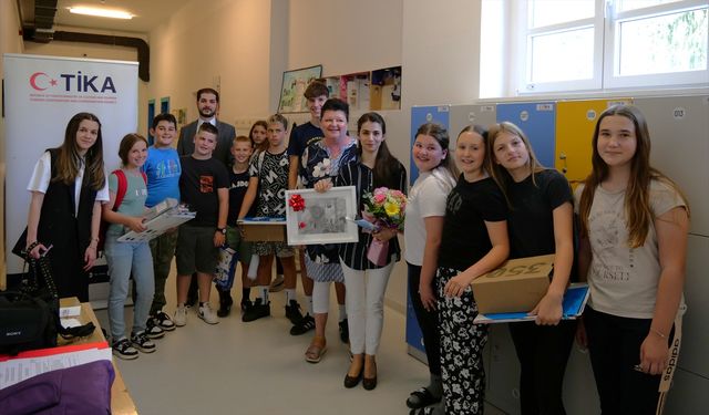 Ivan Batelic İlköğretim Okuluna TİKA'dan donanım desteği