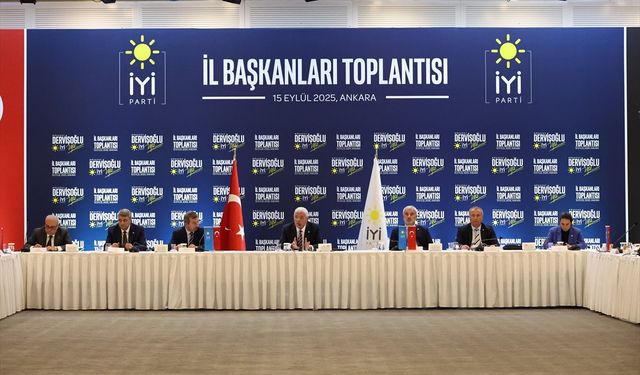 İYİ Parti Genel Başkanı Dervişoğlu, il başkanlarıyla