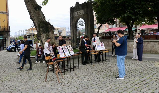 Trabzon ve çevre illerde 'Boş Sıralar' etkinliğiyle Gazze'deki çocuklar anıldı