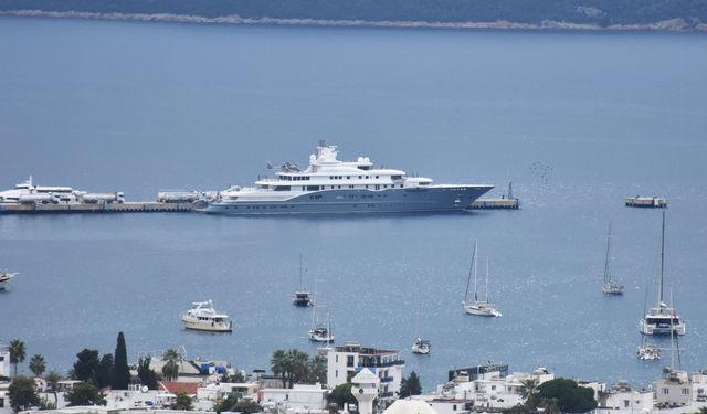 Dünyanın sayılı yatlarından Radiant'a Bodrum'da