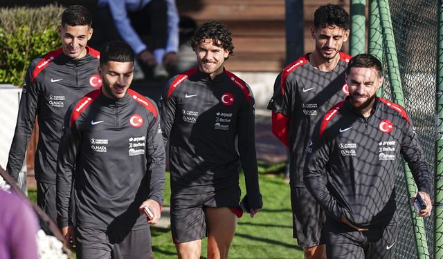 A Milli Futbol Takımı, İspanya maçının hazırlıklarını tamamladı