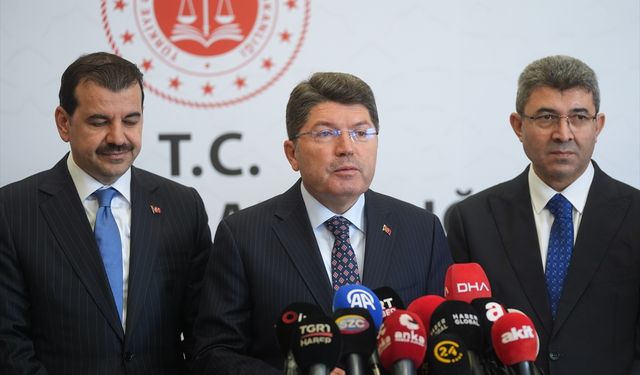 Adalet Bakanı Tunç, basın mensuplarının sorularını yanıtladı: