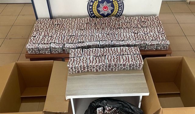 Adana'da 34 bin 176 sentetik hap ele geçirildi