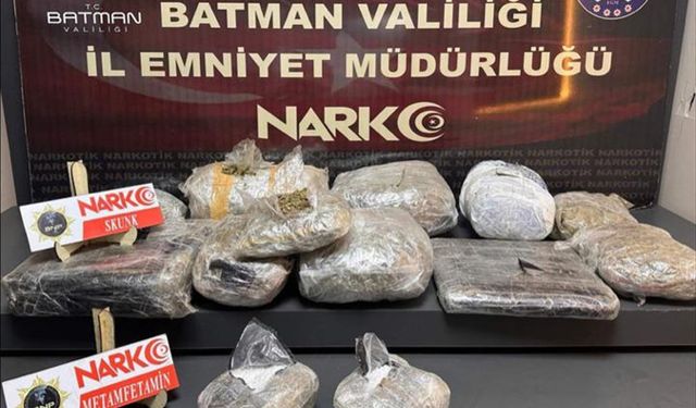 Batman'da uyuşturucu operasyonunda yakalanan 2 şüpheli tutuklandı