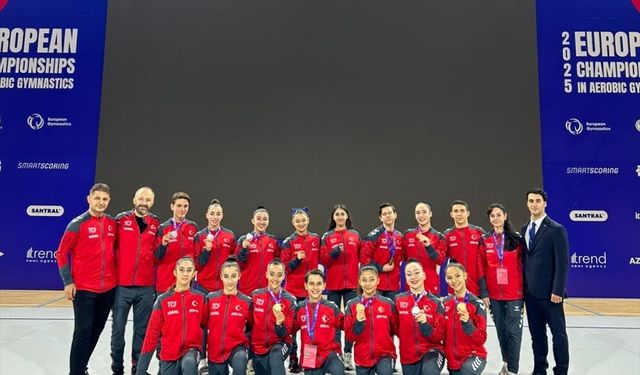 Cimnastikçiler, Avrupa Gençler Şampiyonası'nda 5 madalya kazandı