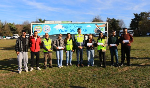 Yayladan 1 saatte 1,4 ton atık toplandı