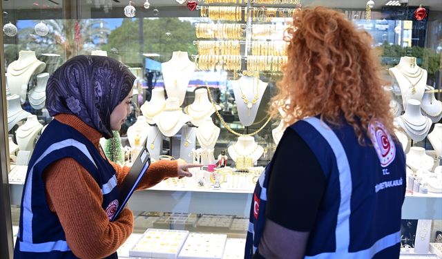 Antalya'da kuyumculara yönelik yetki belgesi denetimi yapıldı
